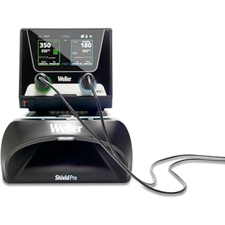 Weller FT91019299 Zero Smog Shield Pro, Mobile Filtrationseinheit mit EPA E10 und Aktivkohlefilter, ruhiger Betrieb und intelligente Filterzustandskontrolle – Bild 5