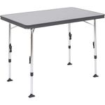 Crespo Mesa AL/246, Gartentisch 101x65 cm, grau, hochwertiges Material, flexible Gestaltung