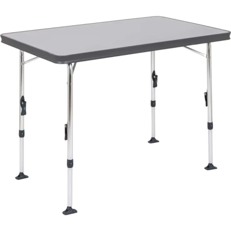Crespo Mesa AL/246, Gartentisch 101x65 cm, grau, hochwertiges Material, flexible Gestaltung