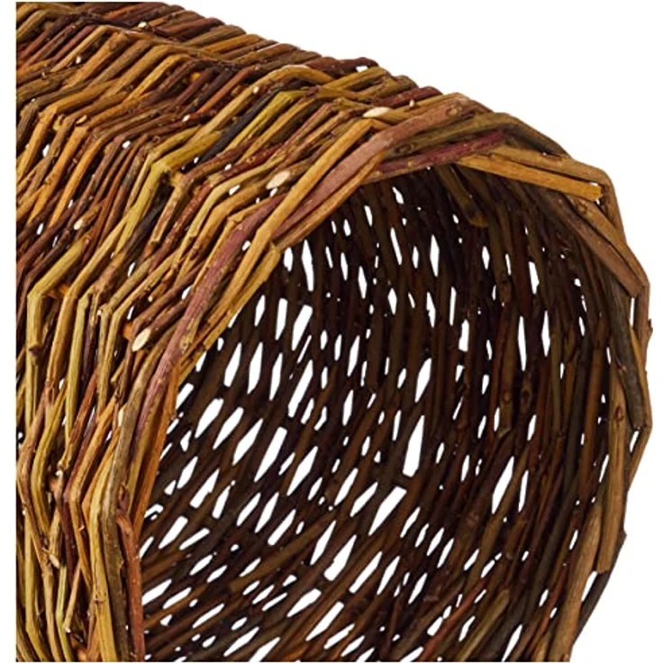 Trixie 62832 Weidentunnel für Meerschweinchen, ø 15 × 33 cm, Naturfarben – Bild 2