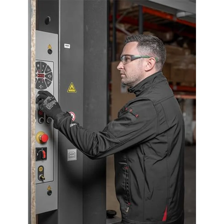 Uvex I-Works Schutzbrille - Suprav. Excellence - Schw.-Grün-Transparent – Bild 2