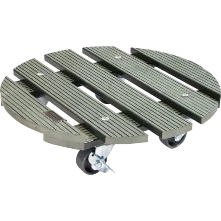 Wagner Multi Roller WPC GH0528, Pflanzenroller mit Ø 290 mm und Tragkraft 100 kg, grün