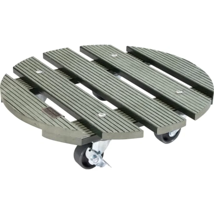 Wagner Multi Roller WPC GH0528, Pflanzenroller mit Ø 290 mm und Tragkraft 100 kg, grün – Bild 1