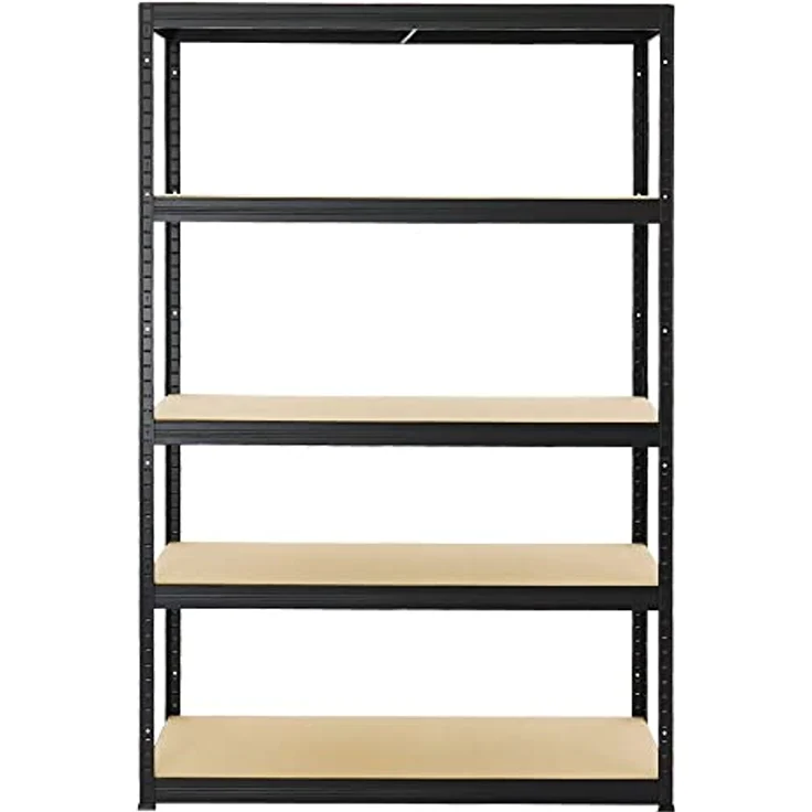 Proregal Eckregal Mega Deal + 2x Schwerlastregal Big Elephant S, 5 verstellbare Böden, Traglast 250 kg pro Boden, einfache Steckmontage, H x B x T: 180 x 90 x 219 cm – Bild 6