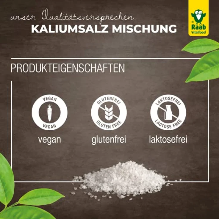 Raab Vitalfood Blutdruck Salz natriumreduziert, 1000g – Bild 4