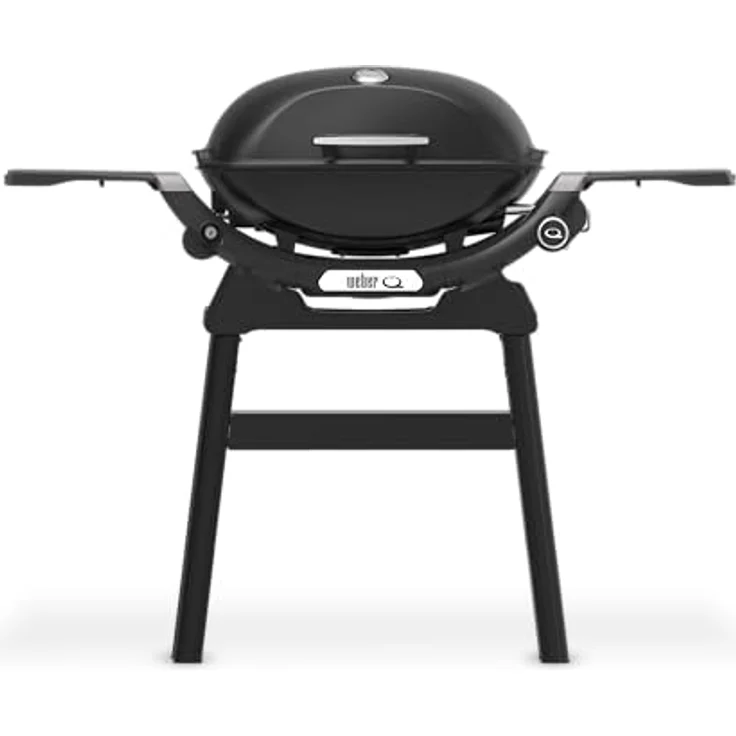 Weber Q2200N, Gasgrill mit Stand, stabiler Alugussdeckel, elektrische Zündung, Schwarz – Bild 3