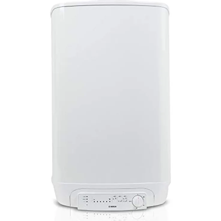 Bosch Tronic 5500 T, elektrischer Wandspeicher, drucklos, 80 Liter, stromsparend, Schnellaufheiztaste, Kindersicherung, Weiß-Grau