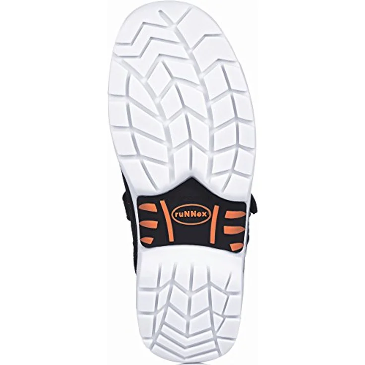 BIG RUNNEX® S1-ESD-Sicherheitsklettsandalen TeamStar, Alu-Protection, ESD, schwarz/silber – Bild 5
