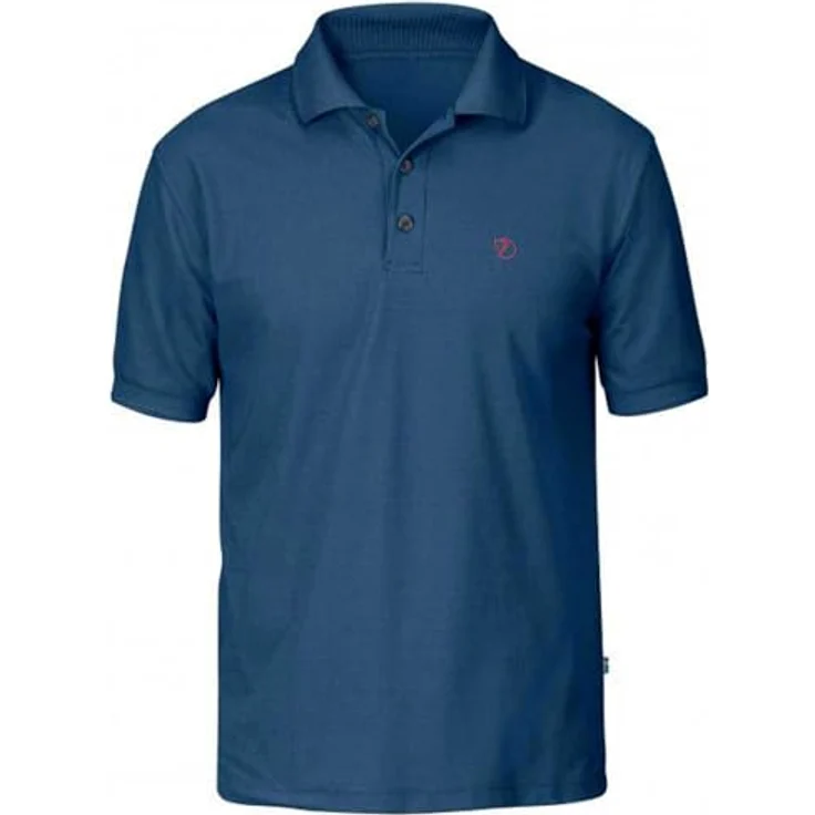 Fjällräven Poloshirt Crowley, Kurzarm-Poloshirt aus schnelltrocknendem Funktionsmaterial, grau – Bild 3