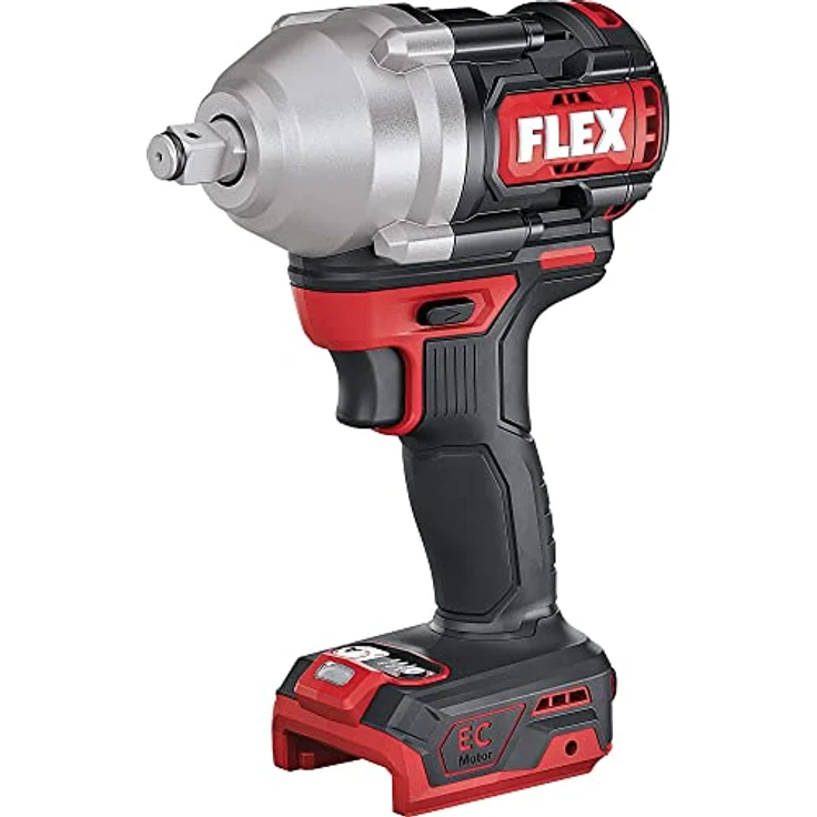 Flex Akku Schlagschrauber IW 1/2" 750 18.0-EC C, 18 V, bürstenloser Motor, 3 Drehmomentstufen, 1/2" Außen, kraftvolles Schlagwerk