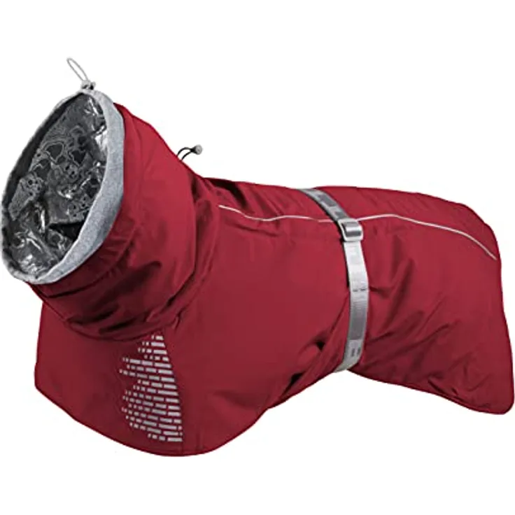 Hurtta Extreme Warmer Hundemantel, Winterjacke für Hunde Weinrot 40 cm