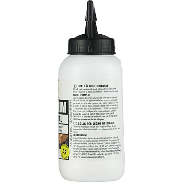 UHU Holzleim Original Flasche 250g Kaltleim Weißleim ohne lösungsmittel 48570 – Bild 3
