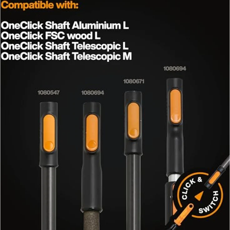 Fiskars Wertastungssäge OneClick, Handsäge mit gehärtetem Stahl-Sägeblatt und integriertem Haken, geeignet für Äste bis 20 cm – Bild 3