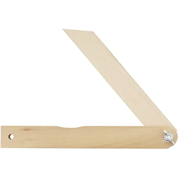 kwb Profi Holzschmiege 300 mm, Rotbuche, präzises Winkelmaß für Holzarbeiten – Bild 2