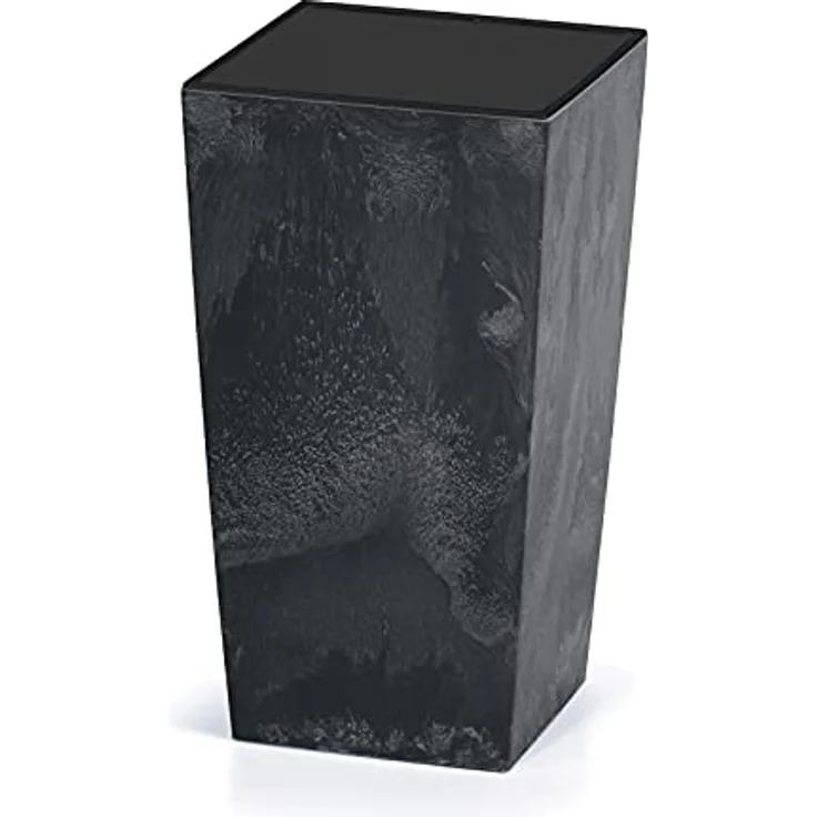 Deuba Pflanzkübel 49L, 61x32,5x31,5cm, Betonoptik mit Einlegeboden für Indoor und Outdoor, anthrazit/grau – Bild 1