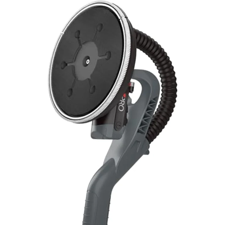 MENZER LHS 225 PRO VARIO, Trockenbauschleifer mit Teleskoptechnik, 1.010 W, max. 2.100 U/min, inkl. Schleifscheiben-Set, für staubfreies Schleifen – Bild 5