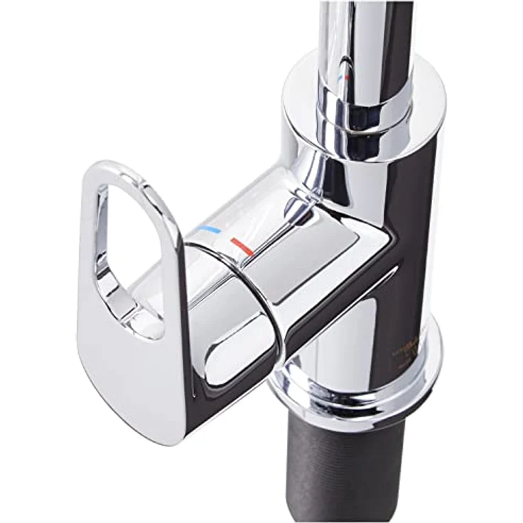 Grohe Küchenarmatur BauFlow, C-Auslauf, Hochdruck, Chrom, 360 Grad schwenkbar – Bild 3