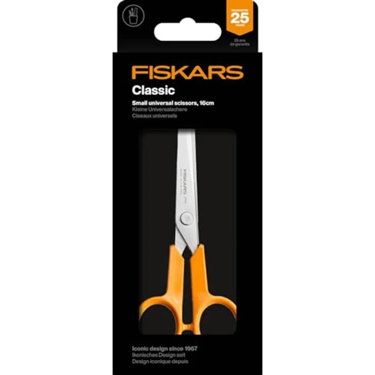 Fiskars Universalschere 160mm, rostfreie Stahlklinge mit ergonomischem Kunststoffgriff – Bild 7
