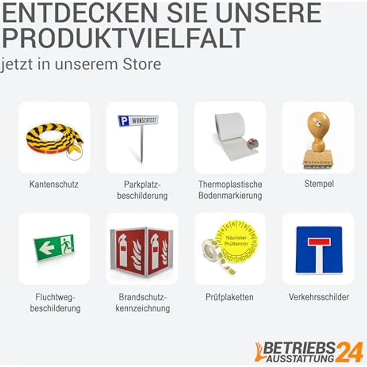 Betriebsausstattung24 Verbotsschild Für Fußgänger verboten, Ø 20 cm, geprägtes Aluminium, witterungsbeständig, Symbol Schild, P004 – Bild 4