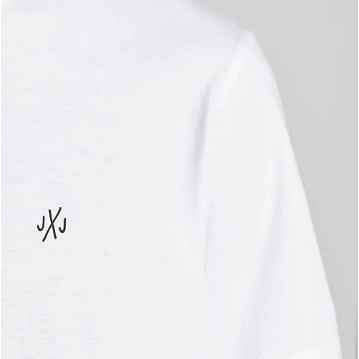 Jack & Jones Jorijxj Herren Shirt, Rundhalsausschnitt, Baumwolle, 5er-Pack, Blau, Schwarz, Grün, Grau, Weiß, (L) – Bild 7