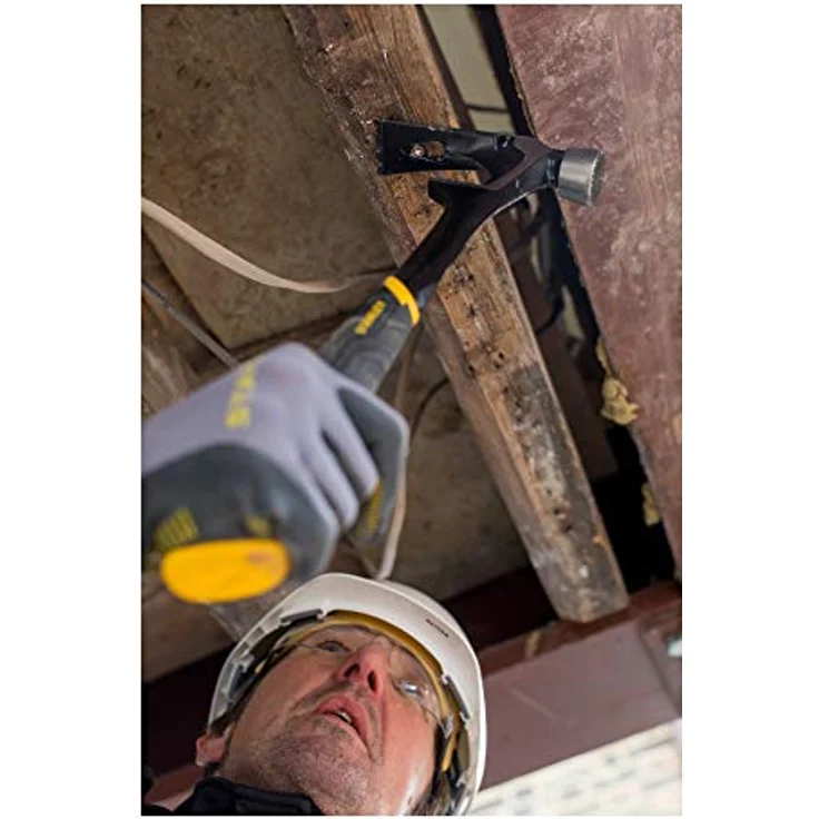 Stanley FMHT51367-2 FatMax Demontage Hammer (620g, abgeschrägter Nagelschlitz, große Schlagoberfläche, extra langer Handgriff, ideal zum Stemmen, Schaben, Zerspannen, 1 Stück) – Bild 6