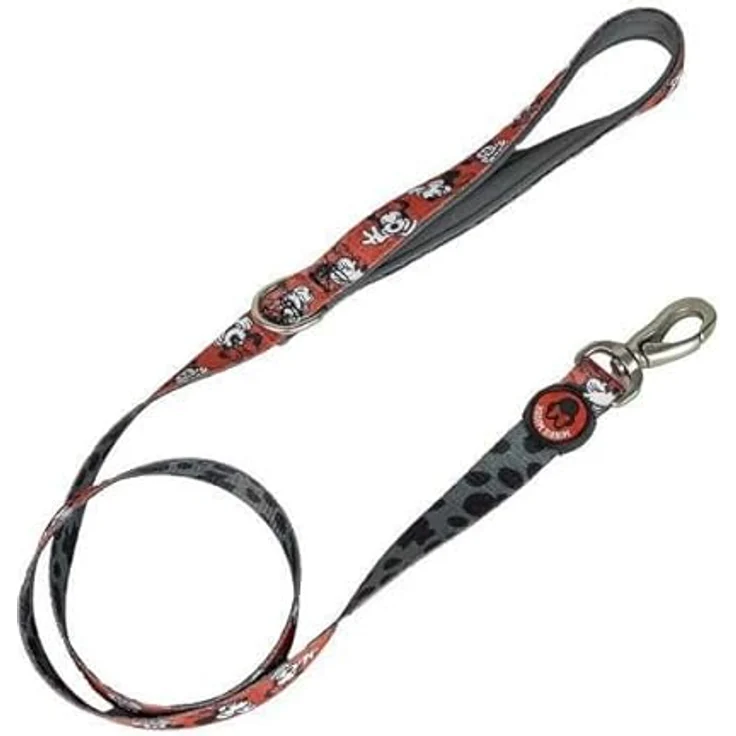 CERDÁ LIFE'S LITTLE MOMENTS Minnie Mouse Premium-Hundeleine, Rosa und Schwarz, Größe M, mit Karabiner und 3D-Details, aus Polyester, Originalprodukt, entworfen in Spanien – Bild 1