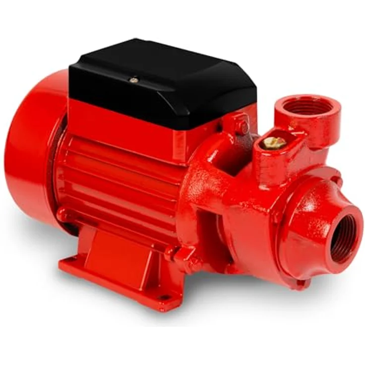 EBERTH Wasserpumpe 750W Kreiselpumpe mit 1 Zoll Anschluss, 2400 l/h Fördermenge, 8m Ansaughöhe – Bild 1