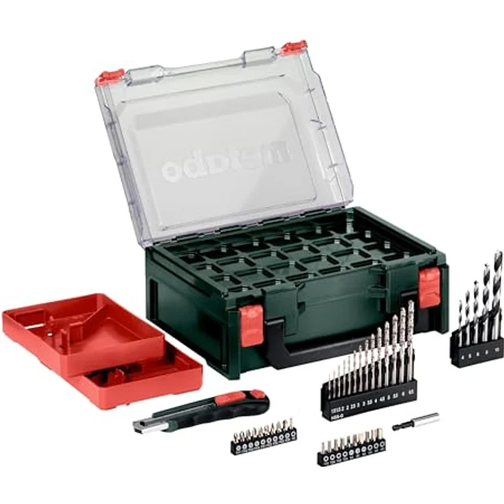 metabo Akku-Bohrschrauber PowerMaxx BS Basic Set 12 V, 2 x 2 Ah Li-Ion im Kunststoffkoffer, Mobile Werkstatt 41-teilig, leicht und kompakt – Bild 8