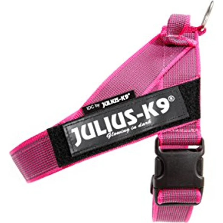 Julius-K9 K9 GURTGESCHIRR GR 0 ROSA 58-7 (M, Hund), Halsband + Leine - Verstellbare Gurte, reflektierende Aufschriften, Sicherheit und Komfort. – Bild 3