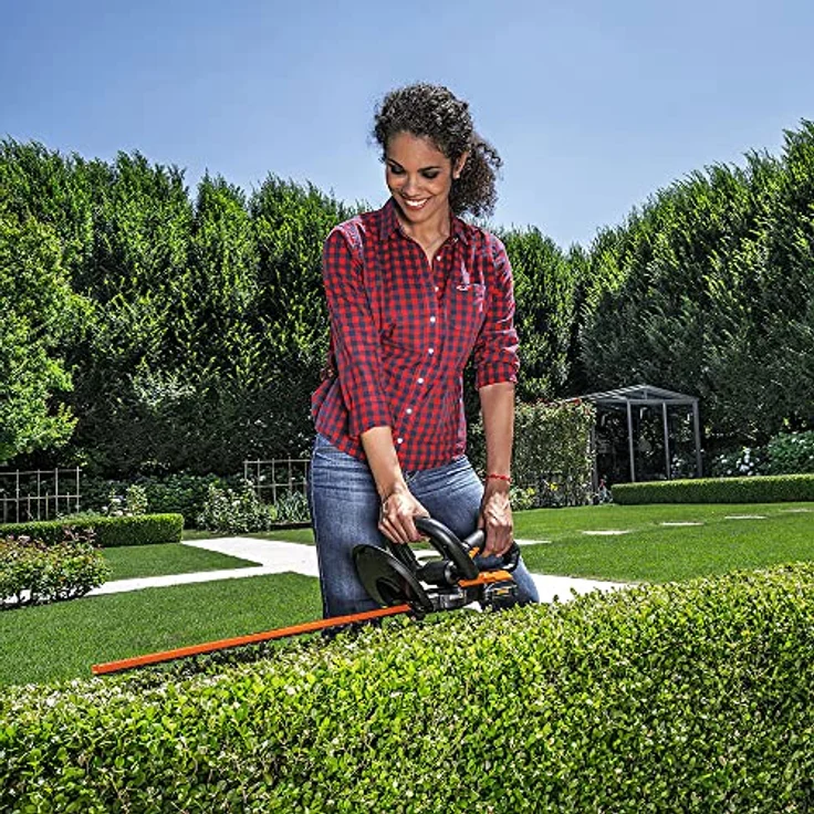 Worx WG261E.9 Akku-Heckenschere 20V Profi Hecken- und Strauchschere mit 44 cm Schwertlänge Ideal für hohe Hecken Wird ohne Akku & Ladegerät geliefert – Bild 4