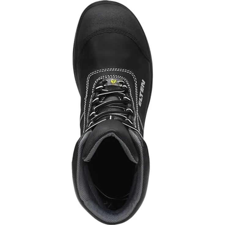 Elten REACTION XXT Mid ESD S3, Sicherheitshochschuhe aus strapazierfähigem Rindsleder, schwarz, Schuhgröße: 37 (UK 4.5) – Bild 6