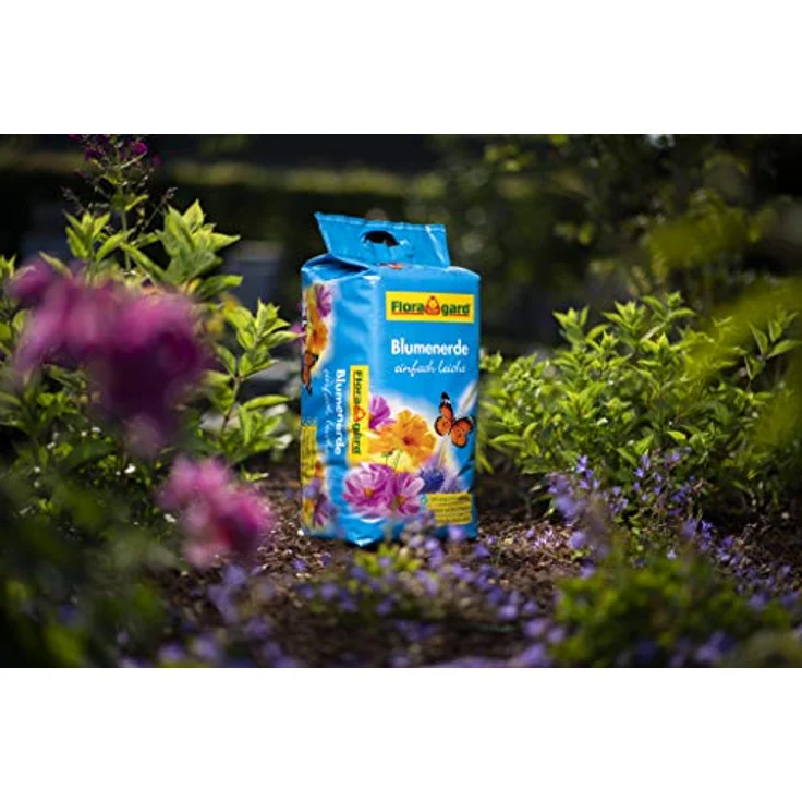 Floragard Blumenerde leicht 25 L - Universalerde für Zimmerpflanzen, Balkon- und Kübelpflanzen - mit Langzeitdünger – Bild 4