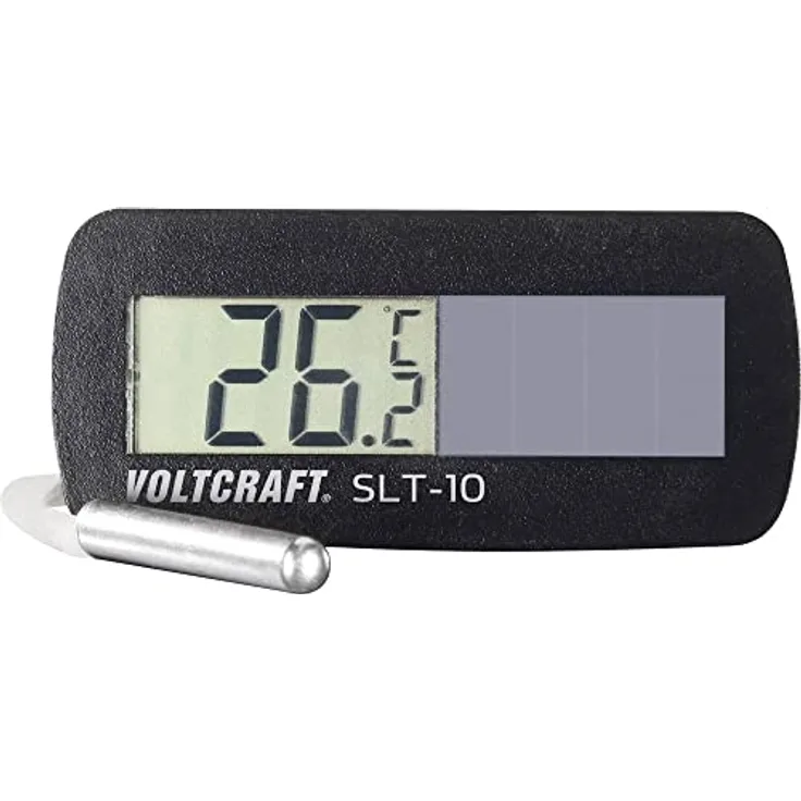 VOLTCRAFT SLT-10 Digitales Einbaumessgerät Solar-Einbauthermometer SLT-10