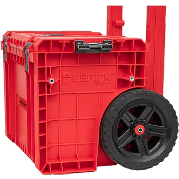 Tool Brothers Toolbrothers RHINO PRO Cart 2.0 Plus, Werkzeugkoffer in RED Ultra HD, stapelbar, 29 l, IP54, abnehmbarer Doppelteleskopgriff, 490 x 415 x 660 mm – Bild 9