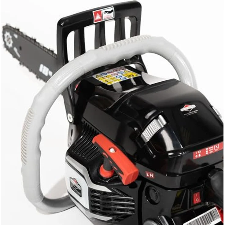 NAX POWER PRODUCTS 300C Motor 45 cm3 1,6kW Führungsschiene 16'' 40cm Anti-Rückschlag-System Low Kickback Briggs & Stratton Lizenzware Benzin-Säge Kettensäge, Schwarz – Bild 15