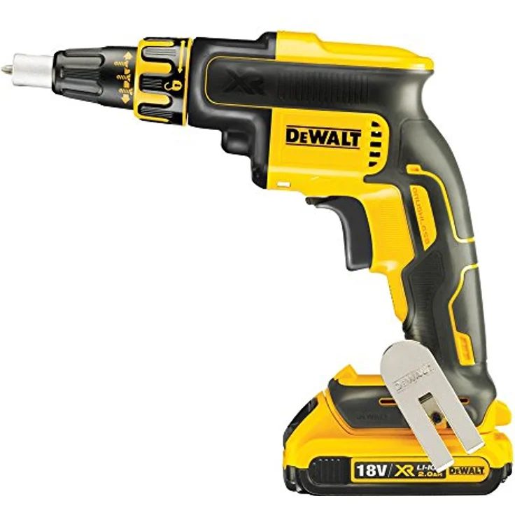 DeWalt DCF 620 D2 Akku Trockenbauschrauber 18V 14'' Brushless + 2x Akku 2,0Ah + Schnellladegerät + TSTAK – Bild 2