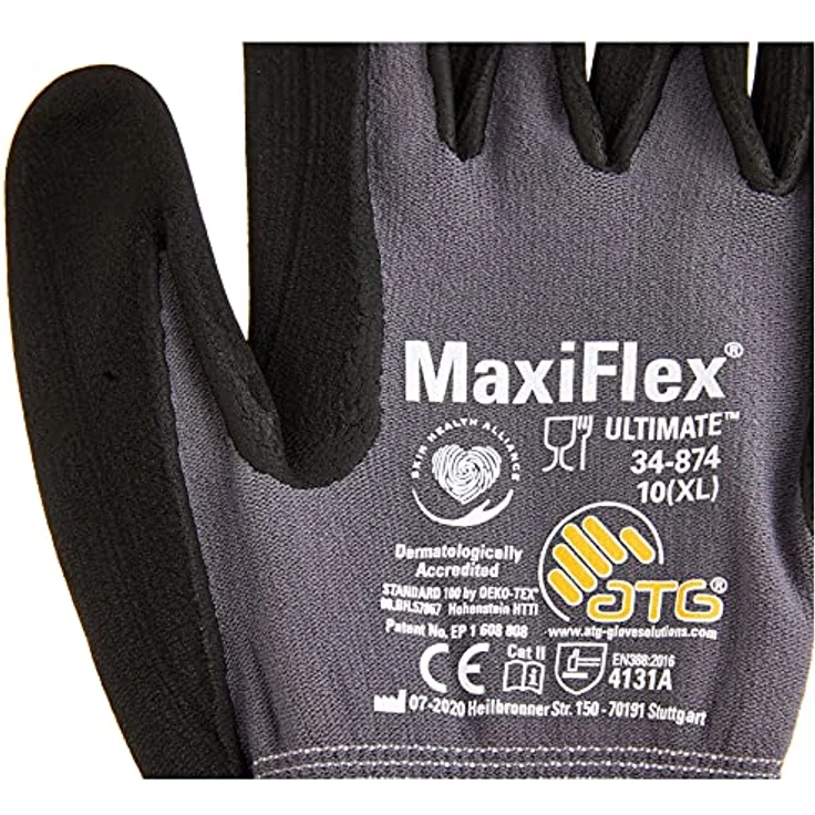 ATG Schutzhandschuh MaxiflexUltimate 34-874 Größe 10 EN388 Kategorie II Inhalt: 5 Paar – Bild 4