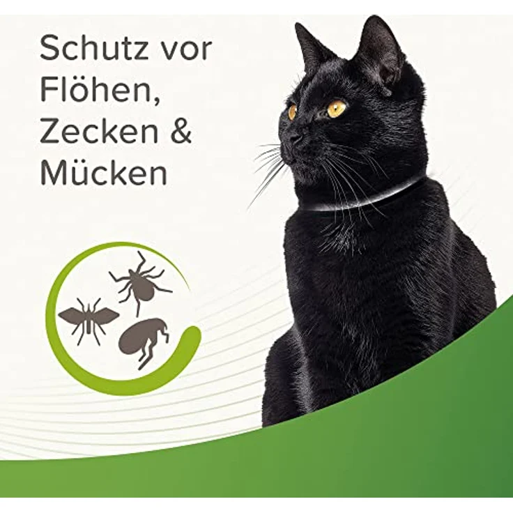 Beaphar Zecken- & Flohschutz Halsband für Katzen | Zeckenschutz für Katzen | Reflektierendes Halsband gegen Zecken & Flöhe | Mit Sicherheitsverschluss | 1 Stk – Bild 3