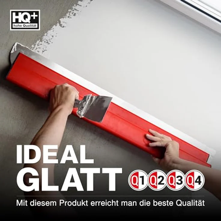 Spachtel masse 100 kg Fertigspachtel Finish Q1-Q4 Glätt Flächen Spachtelmasse – Bild 5