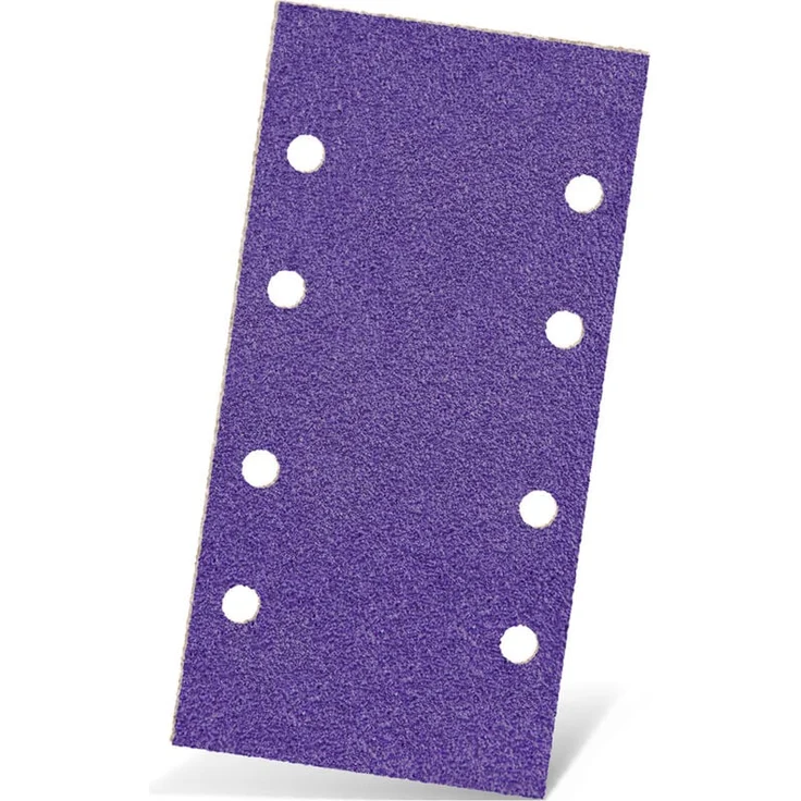 MENZER Titanium hd Klett-Schleifblätter, 186 x 93 mm, 8-Loch, Keramik-Mix, selbstschärfend, Antihaftbeschichtung, 50 Stk.