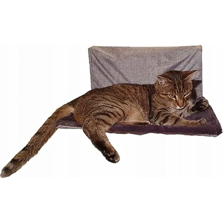 Kerbl Pet Katzenhängematte Paradies, grau, 45x30cm – Bild 4