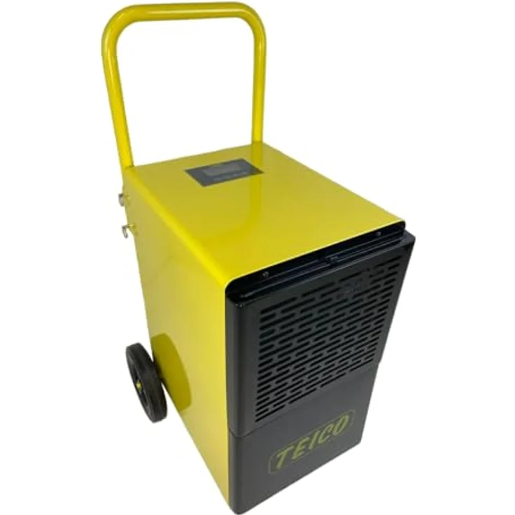 Teico Bautrockner FDH-255BS, Gewerbe Luftentfeuchter mit 55 l/Tag Entfeuchtungsleistung, 6 l Wassertank, Digitaldisplay – Bild 3