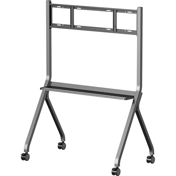 iiyama Transportwagen, Rollwagen 800x600mm für 55-86 Zoll Displays, Tragkraft 100 kg, Silber-Grau – Bild 3