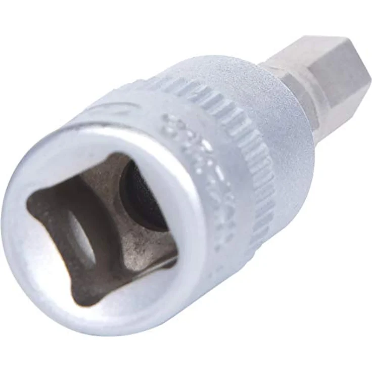 KS Tools Bohrer- und Bitset 1/4" Innensechskant, 5mm, vernickelter Biteinsatz, matt satinierte Chrom Vanadium-Ausführung – Bild 3