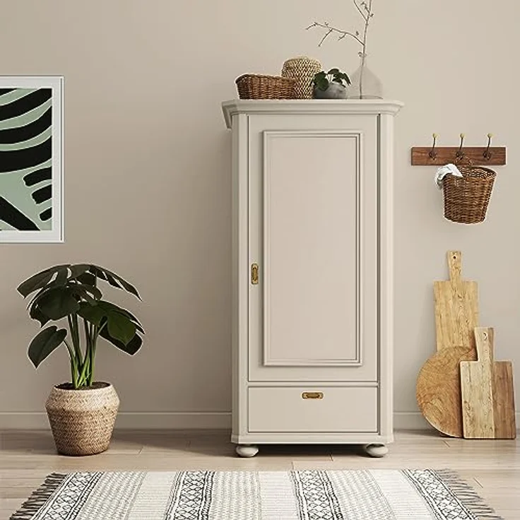 MissPompadour Holzfarbe Grau mit Leinen, 1L Seidenmatte, witterungsbeständige Möbelfarbe für Innen & Außen – Bild 6