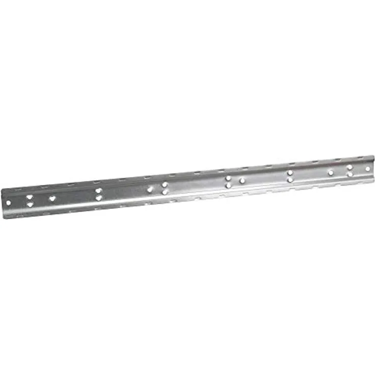 Allit 457082 Lagersichtbox, verzinkte Metallaufbewahrung, vorgebohrt, 590 x 5 x 47mm