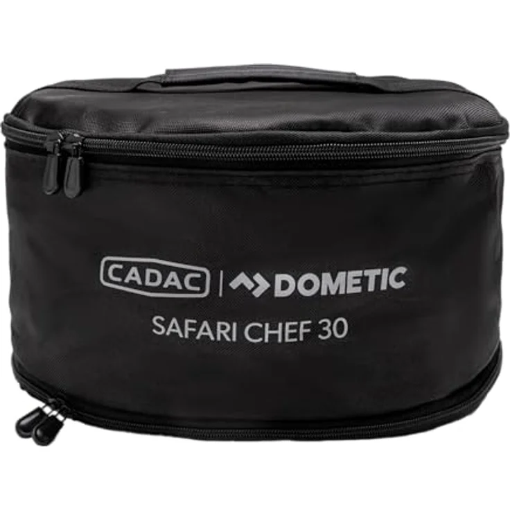 Cadac Safari Chef 30 LP Deluxe Gasgrill Campinggrill ø 30 cm, leichtgewichtig und kompakt, inkl. 4 Grilloberflächen, Tragetasche, schwarz – Bild 10