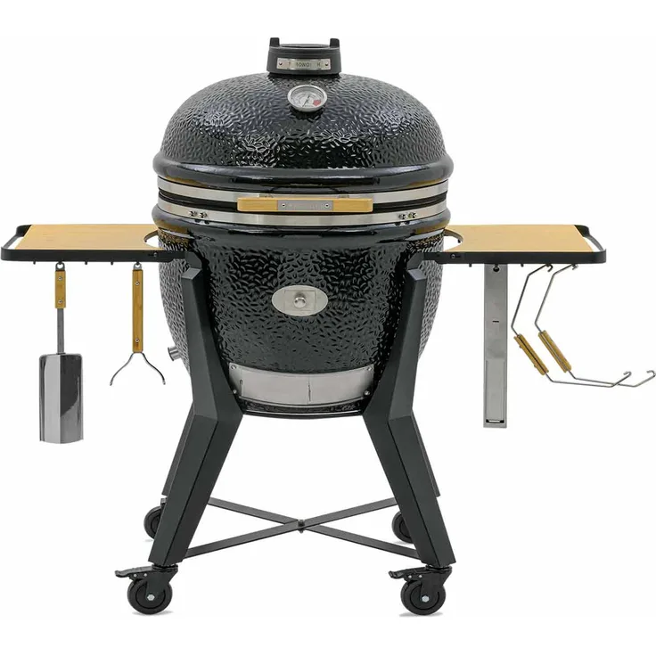 Monolith Keramikgrill Two.66 | inkl. Gestell | Schwarz