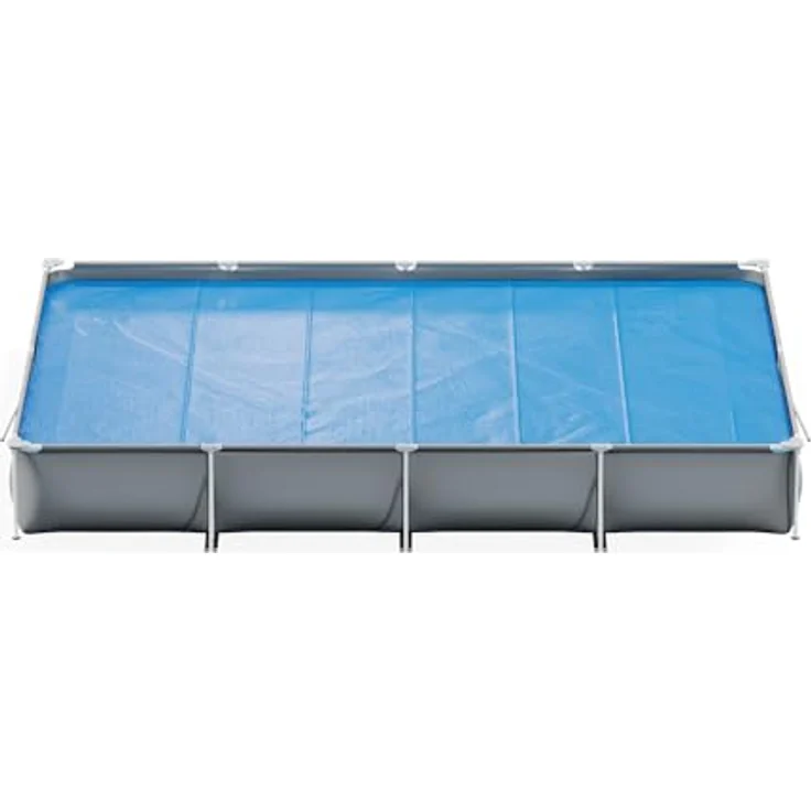 OK-Living Solarfolie, Rechteckig, Blau, 600x400 cm, Witterungsbeständige Poolabdeckung aus Polypropylen – Bild 7