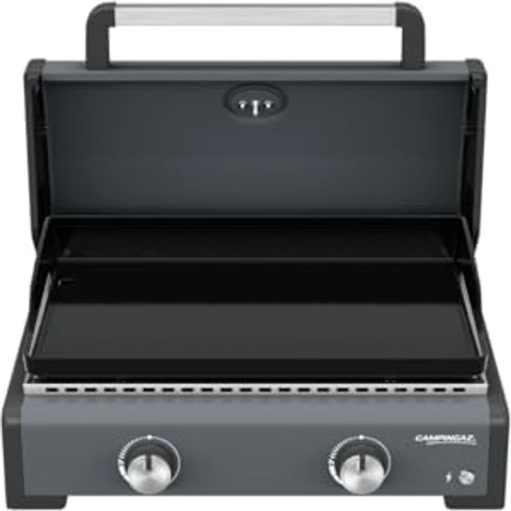 Campingaz Plancha Sigma 2 Cook, Gasgrill mit 2 Blue Flame Brennern und Thermometer, 65 cm x 56 cm x 31 cm – Bild 2